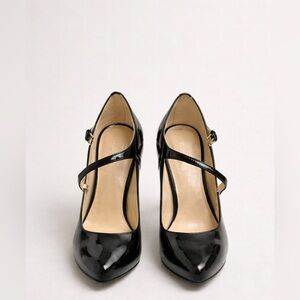 Nine West Black Patent Heels